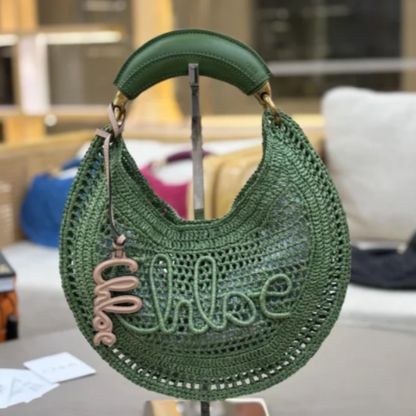 Chole Summer Banana Bags Raffia